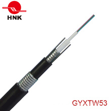 Double Armoured and Double Sheathed Central Loose Tube Fiber Optic Cable GYXTW53